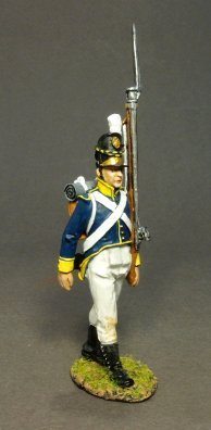 Portuguese Line Infantry, 21st Line Infantry Regt., Line Infantry Marching - White Trousers