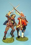 Highlander with 2 handed Sword and Grenadier (2 figures)