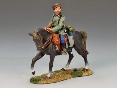 Mounted Cossack Holding Rifle (Looking Left)