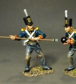 Artillery Crew Loading, Grey Trousers - British Foot Artillery Pre-1813