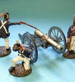 The Battle of Chippawa, 5th July 1814 US Foot Artillery, 3 Crew Firing