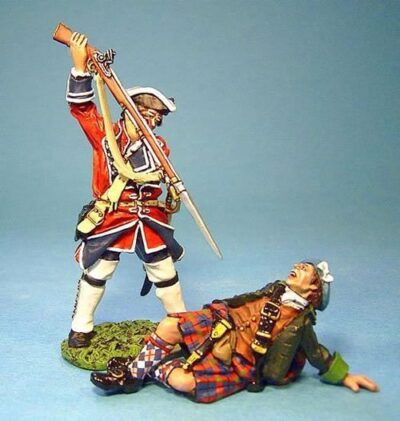 Wounded Highlander and British Line Infantry (2 pcs)