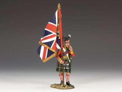 Gordon Highlanders Officer with the King?s Colour