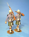 Gordon Highlanders - 2 Figures Marching