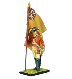 British 22nd Foot Std. Bearer - Regimental Colors