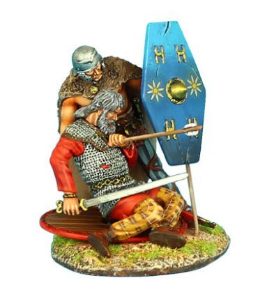 Gallic Warrior Wounded Vignette