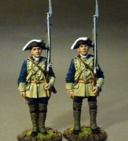 Two Line Infantry At Attention #2, South Carolina Provincial Regiment