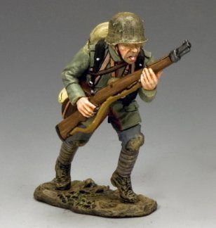 German Advancing w/Rifle