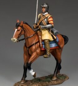 Mounted Roundhead w/Sword