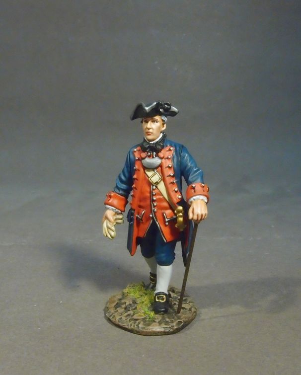 Rrbnj 003a — The New Jersey Provincial Regiment Officer 1 Troops Of