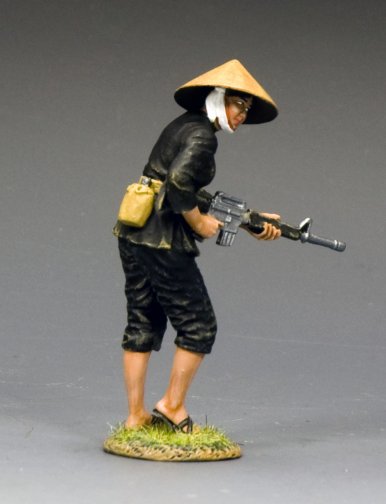 VN168-KC Female Viet Cong w/M16 - Troops of Time